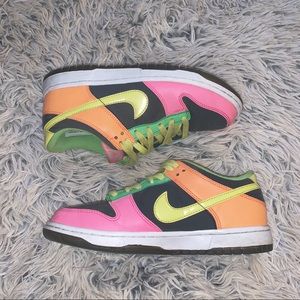 Nike Sneakers (neon pink, yellow, orange & green)